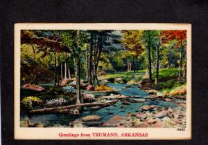 AR Greetings From Trumann Arkansas Postcard PC