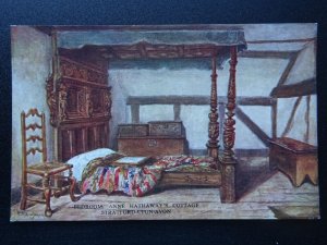 Warwickshire Collection 4 x STRATFORD ON AVON Anne Hathaways House Old Postcards