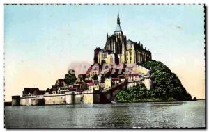 VINTAGE POSTCARD Cote D' Emeraude the Holy Mount Michel Vu of the Hotel