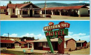 KREMMLING, CO Colorado  BOB'S WESTERN MOTEL US 40   c1950s  Roadside Postcard