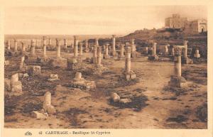 BR46090 Basilique st Cyprien Carthage     Tunisia