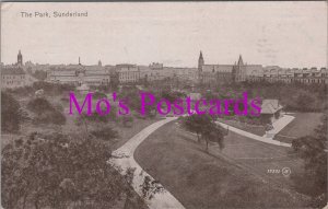 Northumberland Postcard - Sunderland, The Park   HM414