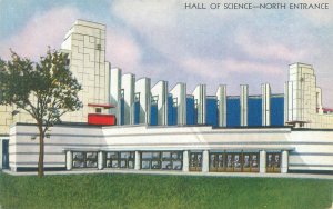 1933 Chicago Expo North Entrance Hall of Science Postcard  American Colortype