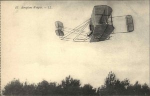 French Pioneer Aviation Aeroplane Wright c1910 Vintage Postcard