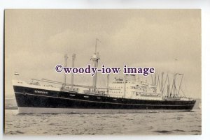 cb0591 - Holland America Cargo Ship - Schiedyk , built 1949 - postcard