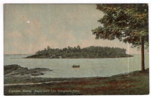 Camden, Maine, Negro Island from Dillingham's Point