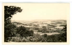 MD - US Route 50. Highest Point, View from Backbone Mountain  *RPPC