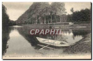 Old Postcard Rambouillet Park Allee de la Laiterie seizure of Quincunx