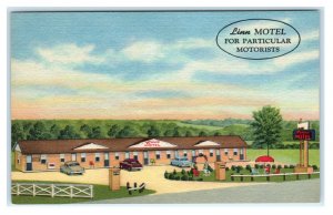 LINN, Missouri MO ~ Roadside LINN MOTEL Osage County ca 1950s Linen Postcard