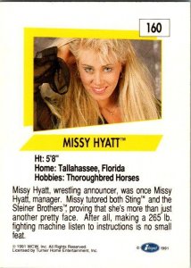 1991 WCW Wrestling Card Missy Hyatt sk21091