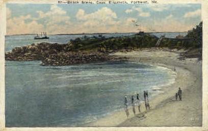 Beach, Cape Elizabeth Portland ME 1933