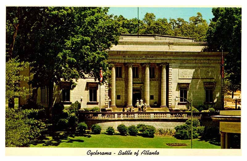 Postcard HOUSE SCENE Atlanta Georgia GA AQ2991