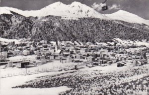 Switzerland Davos Krokuswiese Gegen Schatzalp und Schiahorn 1960 Real Photo