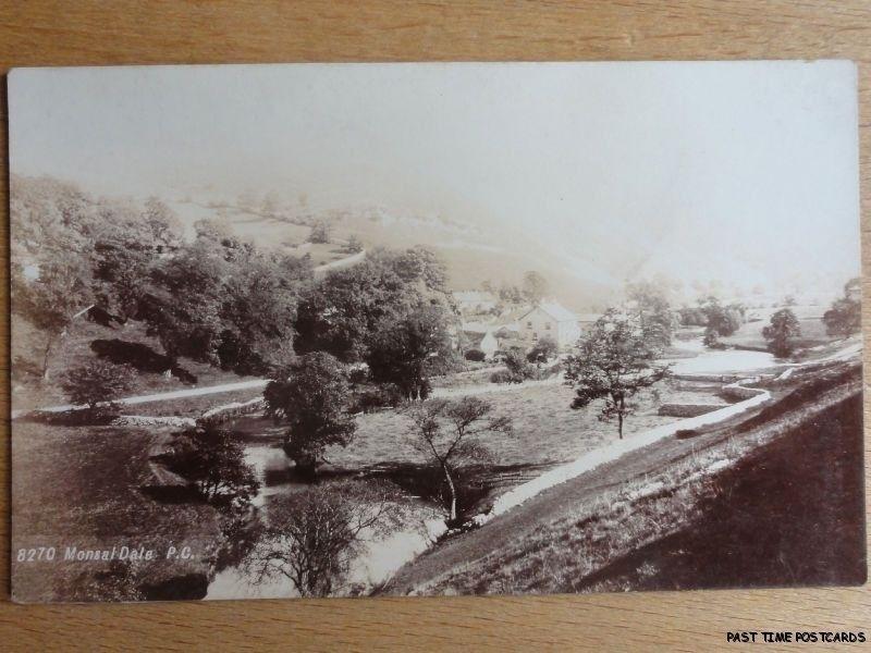 Derbyshire MONSAL DALE - Old RP Postcard No.8270