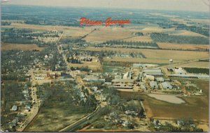 Aerial View Plains Georgia Vintage Postcard C127