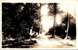 Real Photo Postcard Layden Lane Assembly Grounds Pilgrim Frankfort, Michigan~607