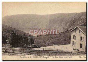 Old Postcard Environs de La Schlucht Le Lac Blanc