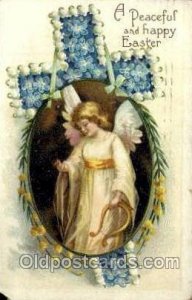 Artist Ellen Clapsaddle, Happy Easter 1909 chip off left bottom corner tip, s...
