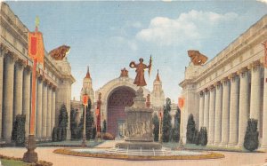 San Francisco California 1915 Postcard Fountain PPIE Panama Pacific Exposition