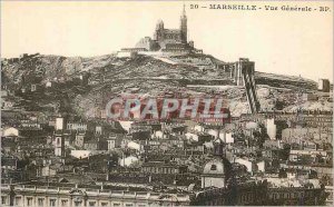 Postcard Old Marseille Vue Generale