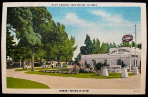 Vintage Postcard 1930-1945 Camp Gordon, Vero Beach, Florida (FLA)