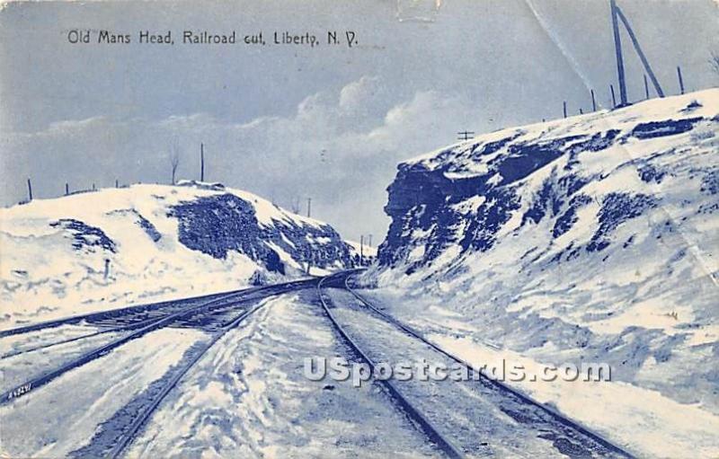 Old Mans Head Liberty NY 1909