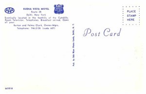 Postcard MOTEL SCENE Delhi New York NY AT3939