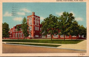Michigan Flint Central High School 1952 Curteich