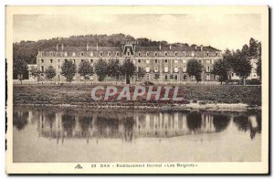 Old Postcard Dax Thermal Establishment The Baignots