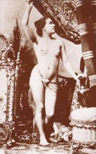 Nude Risque Topless Naked Woman