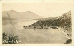 California Beautiful Clearlake Park 1920s RPPC Photo Postcard 22-1440