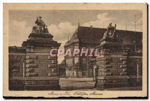 Old Postcard Mainz Rh Schlosstor Museum