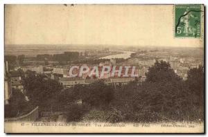 Old Postcard Villeneuve Saint Georges Panoramic view