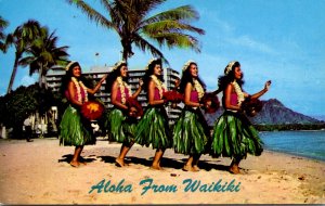 Hawaii Aloha From Waikiki With Beautiful Hula Girls