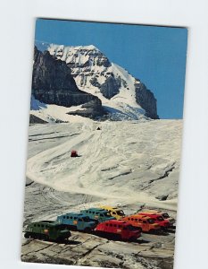 Postcard Snowmobiles, The Ice Taxis, Athabasca Glacier, Canada