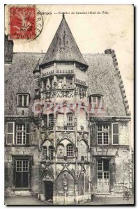 Old Postcard Bourges Escaller of the old City Hall