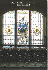 Dunedin Railway Station New Zealand Stained Glass Window East Balcony  4 by 6