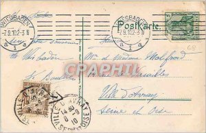 Old Postcard Wiesbaden Curhaus m Blumengarten Colonnaden K�nigl