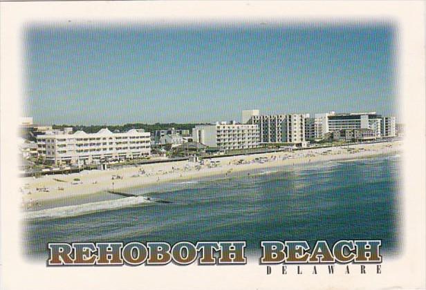 Delaware Rehoboth Beach Aerial View Of Ocean Front Hotels and Condos 2001