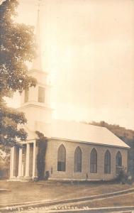 Grafton Vermont Congregational Church Real Photo Antique Postcard K15672