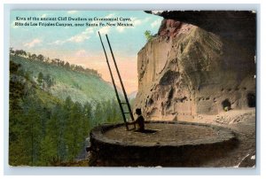 1900-10 Kiva Of The Ancient Cliff Dwellers New Mexico Vintage Postcard F28E