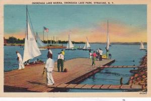 New York Syracuse Onondaga Lake Marina Onodaga Lake Park 1942