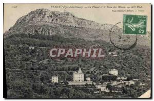 Postcard Old Vence Alpes Maritimes and the Claout Baou des Blancs