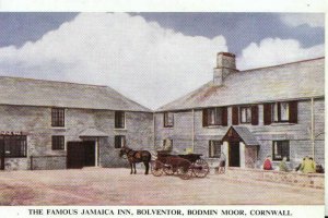 Cornwall Postcard - The Famous Jamaica Inn, Bolventor, Bodmin Moor - Ref 14735A