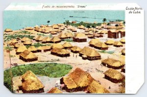 Costa Norte de Cuba~Pueblo de reconcentrados Dimas~1900s POSTCARD