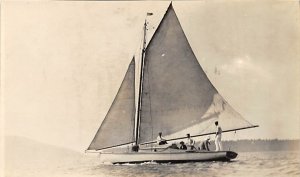 Sailboat on the water Real Photo Sailboat on the water Real Photo