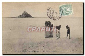 Old Postcard Greves Mont Saint Michel Car Genets