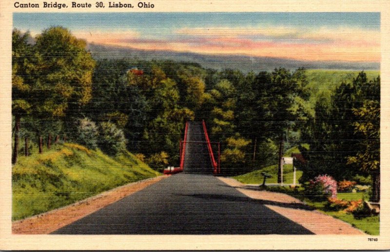 Ohio Lisbon Canton Bridge Route 30