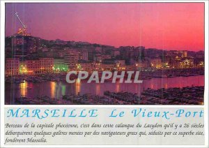 Old Postcard Marseille (Rhone Mouth) The Old Port