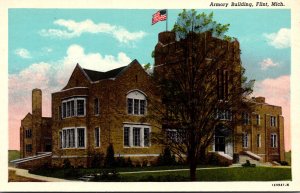 Michigan Flint Armory Building Curteich